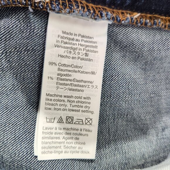 J.Crew Flex Denim Jeans Raw Hem Mens Size W31 L30 (Actual W31x L26) - Picture 13 of 16